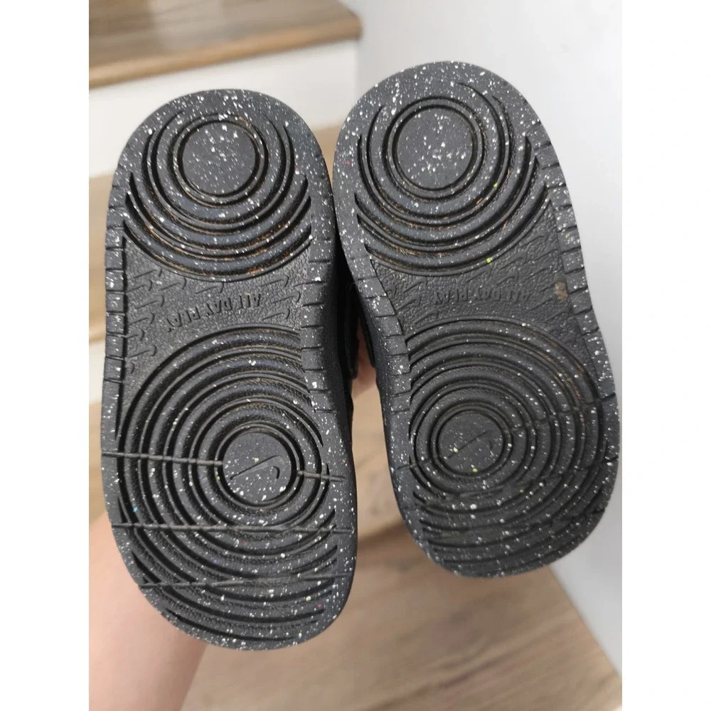 Toddler's Nike Court Borough Mid 2 Black/Black-Black (CW5869 001) - Size 7C